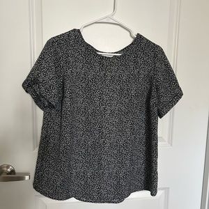 Black and White Lauren Conrad Blouse